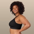 thumbnail image 4 of Playtex Women's Wireless Bra, Smoothing Comfort, Moisture-Wicking Dressed In Black 42DD, 4 of 9