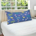 thumbnail image 4 of GZHJMY Colorful Cute Tropical Pillowcase King Size, Super Soft Pillow Shams Covers, Plush Cozy Pillow Cases with Zipper, 20" X 40"（504）, 4 of 6