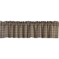 thumbnail image 5 of VHC Brands Rustic & Lodge Kitchen Window Curtains-Wyatt Tan Bedding Accessory, 16x72, 5 of 7
