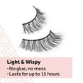 Eylure No. 117 Wispy Light PreGlued Quick Set Faux Eyelashes