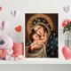 thumbnail image 4 of Pintura pintada a mano DIY hecha a mano por números, cuadro de lienzo al óleo, Kit de niño virgen Likrtyny Arte deco, 4 of 9