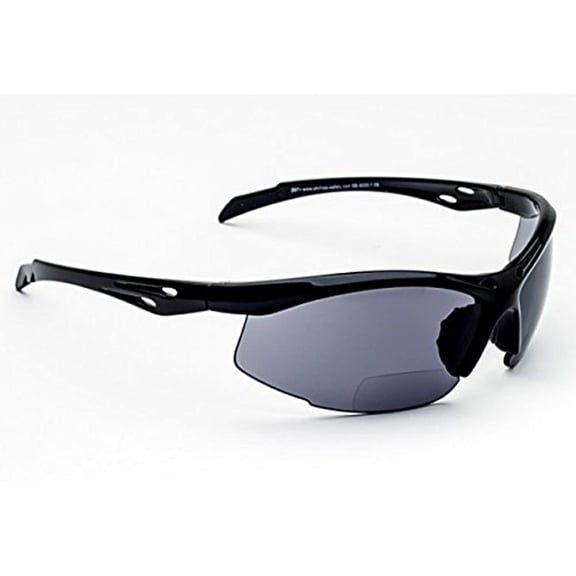 Bifocal Safety Glasses SB 9000 PS Smoke 1 50