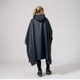 thumbnail image 6 of Mac in a Sac - Poncho - Packable Waterproof Cape for Men & Women - Lightweight and Breathable Rain Jacket with Hood that Packs into its own Bag - Navy - One-Size, 6 of 7