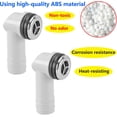 thumbnail image 4 of Qrity 2 Pcs Overflow, Kitchen Sink Overflow Head 29 x 29MM Sink Overflow, Round Interface, Kitchen Sink Accessories, 4 of 5