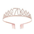 thumbnail image 1 of Rose Gold Finally 12/16/18/21/30/40/50/60/70/80/90 Birthday Sash And Crown For Women 21st Birthday And Sash Set For Women Birthday Decorations Birthday Queen Crowns, 1 of 4