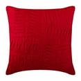 thumbnail image 1 of Chair Cushion Cover, Decorative Pillow Covers 22x22 inch (55x55 cm) Red, Cotton Throw Pillow Covers, Handmade Pillow Covers, Solid Color Pillow Covers - Ripples Of The Heart, 1 of 3