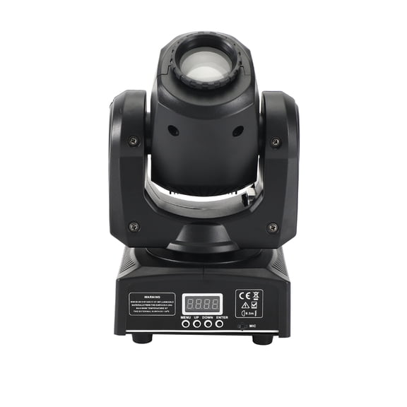 VIPQV LED Moving Head Light Stage Lights with Remote Control 8 Gobo 8 Colors Spotlight by DMX512 Controlled 11 Channel with Sound Activated for Party DJ Bar