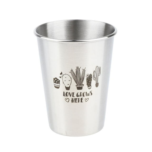 Vaso de acero de 350 ml/500 ml, vasos de pinta, vasos metálicos para bebidas frías al aire libre 350ml