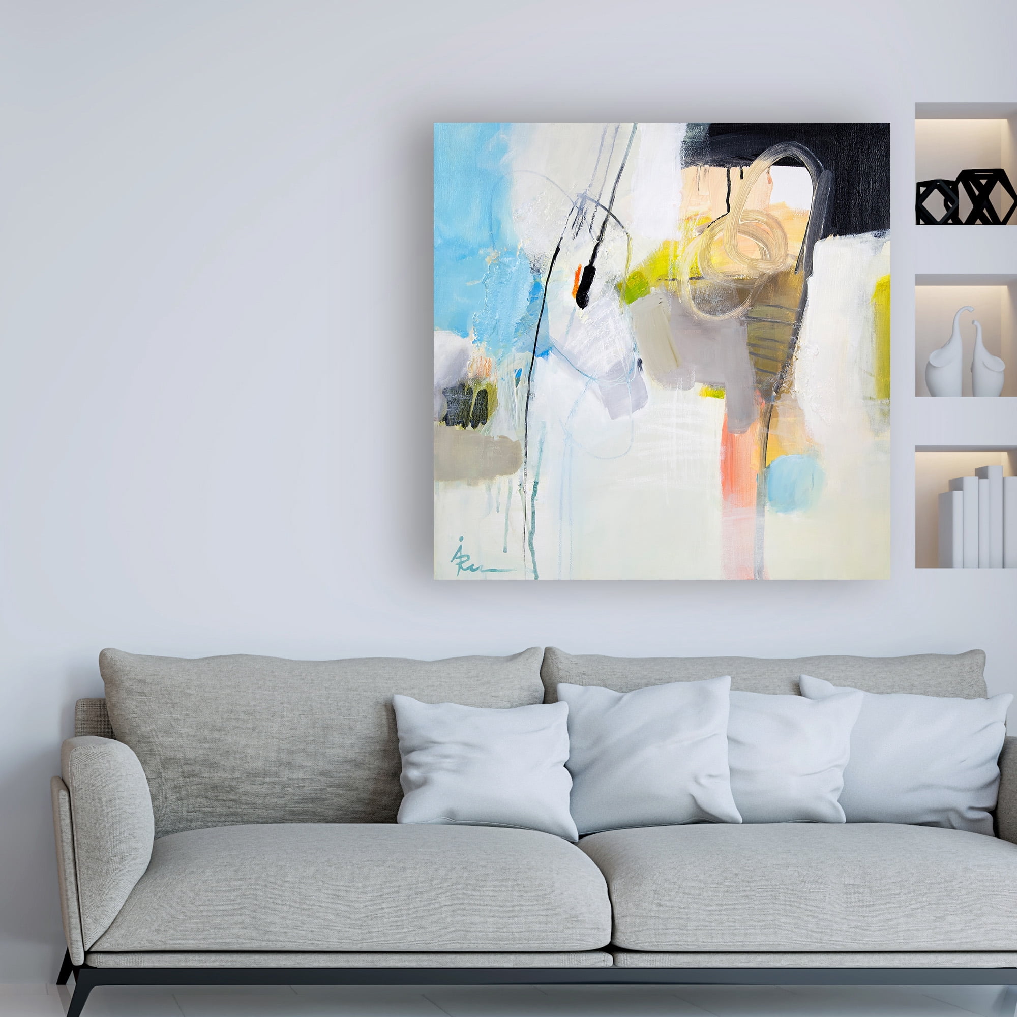 Trademark Fine Art 'Ira Ivanov Paint Expression Study 1' Canvas Art by Ira Ivanov