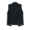 thumbnail image 2 of Avamo Women Waistcoats Sleeveless Lapel Vest Button Up Waistcoat with Pockets, 2 of 9