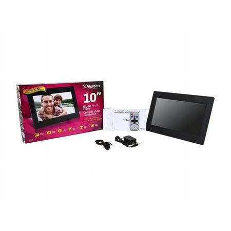 Aluratek - ADMPF310F 10" Digital Photo Frame with 4 GB Memory