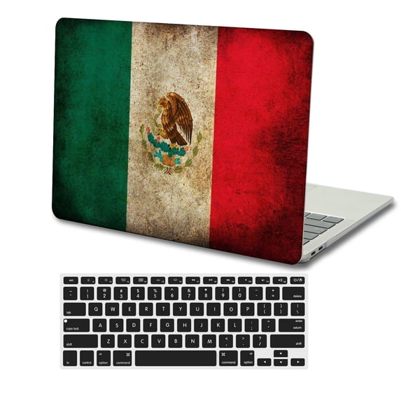 KSK KAISHEK Only for Newest MacBook Pro 13" Case 2016 - 2021 2022 2023 Released Model A1706/A1708/A1989/A2159/A2251/A2289/A2338 M1, Plastic Hard Shell Cover + Black Keyboard Cover, Flag 9