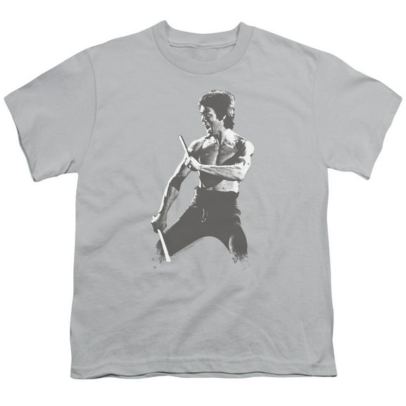 Bruce Lee - Chinese Characters - Youth Short Sleeve Shirt - Small