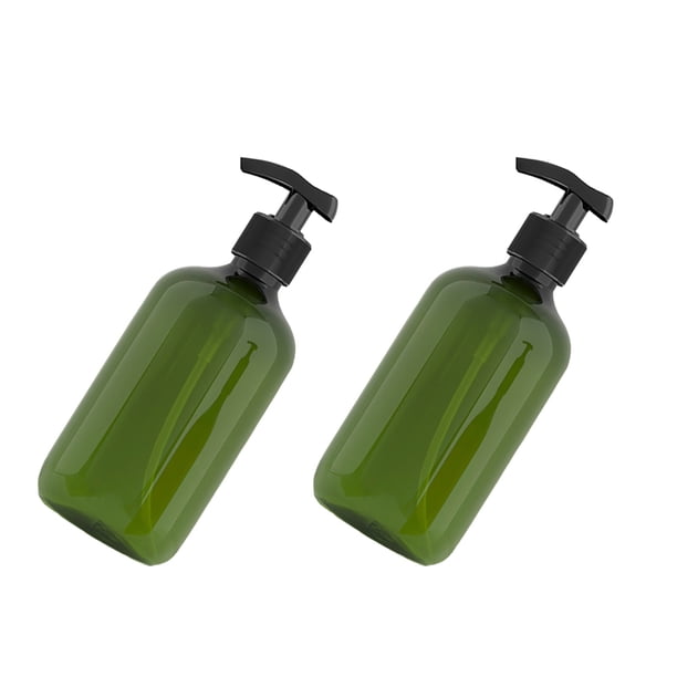 Advancent Dispensador de jabón, botellas con bomba de presión, botella de champú tipo empuje, desinfectante verde para dispensar gel de baño, juego de Juegos de accesorios de baño No.1 Advancent HA042823-01