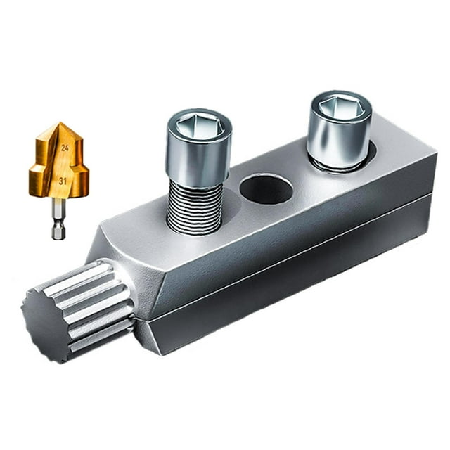 Almencla Ensemble d'Outils de Réparation de Plomberie Professionnel avec Extracteur de Vis de Robinet et Perceuse de 1 Pouce