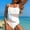 White, variant on Swimsuits for Women One-piece High-End Comfortable Swimsuit Bikini Swimsuit White S