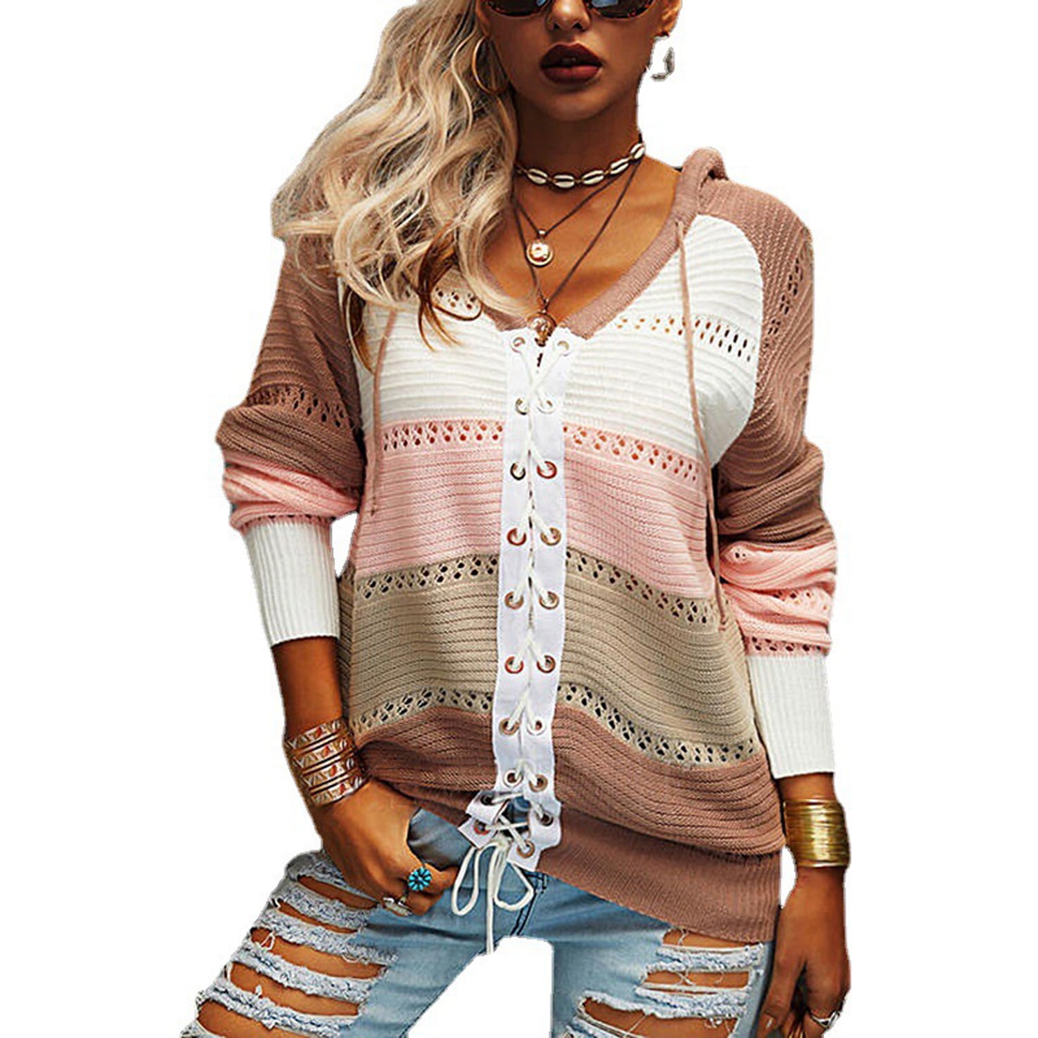 Color Block Cardigan