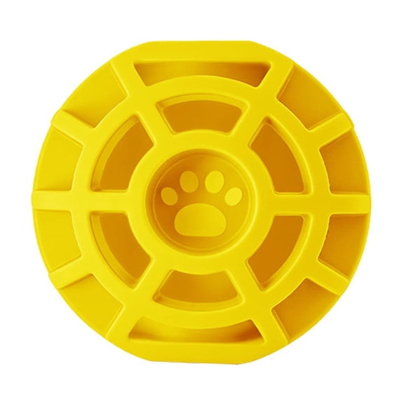 Food-Grade Silicone Squeaky Dog Toy Ball 1pc Interactive Bite-Resistant Chew Toy for Small to Medium Dogs,Colour as Pictured