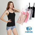 thumbnail image 4 of Girls Women Strap Built In Bra Padded Self Mold Bra Tank Top Camisole Cami Hot, 4 of 5