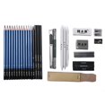 thumbnail image 2 of Pencil Set for Sketching and Drawing, 32-Piece Art Tool Kit with Storage Bag, 2 of 4