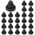 thumbnail image 1 of Uxcell 25-Packs Tapones de Silicona, Tapones de Agujeros de Bloqueo a Presión para Agujeros de 6-7 mm, Tapones de Goma para Agujeros Redondos, Tapones de Sellado Impermeables [Negro], 1 of 1