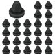 thumbnail image 1 of Uxcell 25-Packs Tapones de Silicona, Tapones de Agujeros de Bloqueo a Presión para Agujeros de 6-7 mm, Tapones de Goma para Agujeros Redondos, Tapones de Sellado Impermeables [Negro], 1 of 1