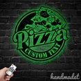 thumbnail image 4 of Handmadetneonsign Pizza Metal Wall Art Light, Pizza Metal Sign Wall Decor, Italian Restaurant Metal Decor, 4 of 5