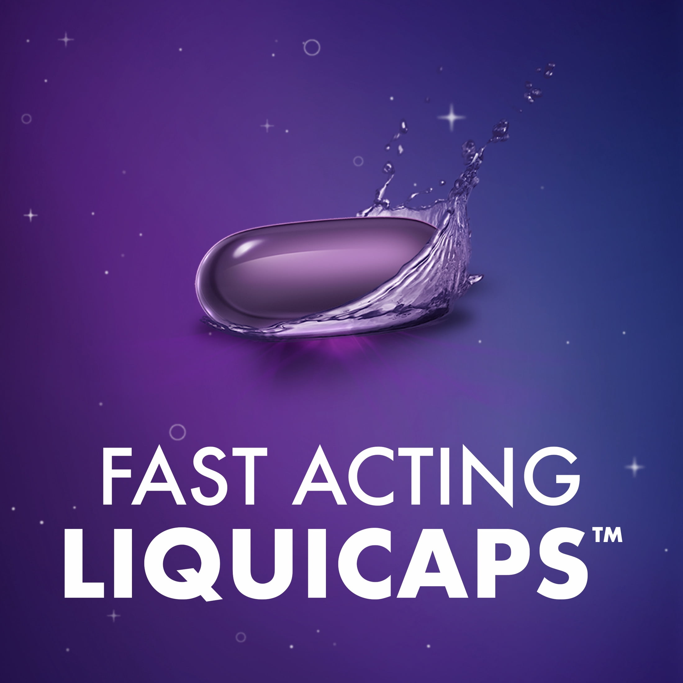 (2 pack) ZzzQuil LiquiCap Sleep Aid, Diphenhydramine 25mg HCl, 48 LiquiCaps