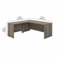 thumbnail image 2 of Studio C 72W x 30D L Shaped Desk in Modern Hickory - Engineered Wood, 2 of 9
