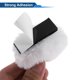 thumbnail image 5 of Accesorios para Casco de Motocicleta Decoración Orejas de Oso 3D para Cascos de Motocicleta Bicicleta Esquí Pegatinas de Peluche Blancas 1 Set, 5 of 6