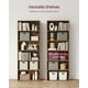 thumbnail image 5 of Librería VASAGLE CUSTOS Collection, almacenamiento abierto de 6 niveles, 5 of 9