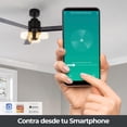 thumbnail image 3 of Ventilador De Techo Negro Con 3 Aspas Dc 52 Wifi LámparaYa 22971-2, 3 of 7