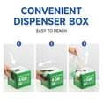 thumbnail image 3 of Small Trash Bags with Handles (1.2/2/2.6/3/4/5/6/8/13 Gallon) - Ocean Plastic Upcycling - Plastic Garbage Bags, Can Bin & Waste Basket Liner for Kitchen, Bathroom, Office and Pets, 3 of 9