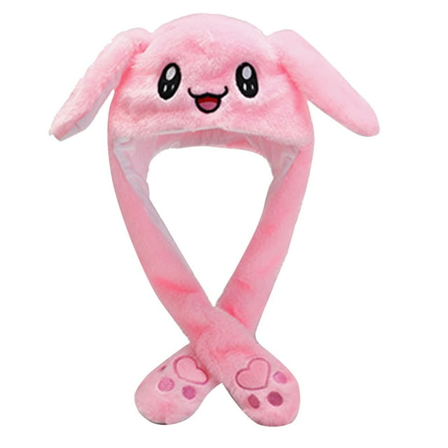 Gorro De Conejo Bts Kpop Rosa Con Orejas En Movimiento BTS CONEJO