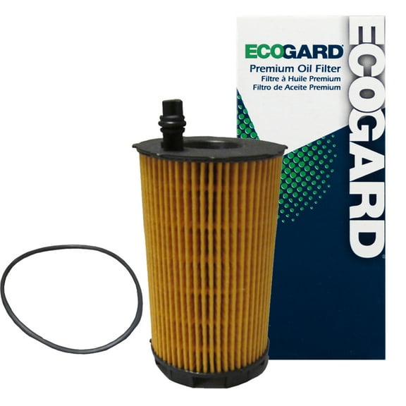 ECOGARD X5843 Premium Cartridge Engine Oil Filter for Conventional Oil Fits Audi A8 Quattro 4.2L 2007-2012, S5 4.2L 2008-2012, Q7 4.2L 2007-2010, R8 5.2L 2010-2020, RS5 4.2L 2013-2015