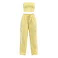 thumbnail image 5 of No Boundaries Tube Top and Cargo Pants Set, 2-Piece, Women's, 5 of 5