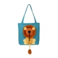 thumbnail image 2 of Cat Carrier Tote Bag with Lion Face Hole, Cat Carrier Bag with Head Hole, Cute Lion Shaped Pet Canvas Shoulder Bag Portable Carrying Bag for Small Dogs and Cats Pet Supplies, 2 of 5