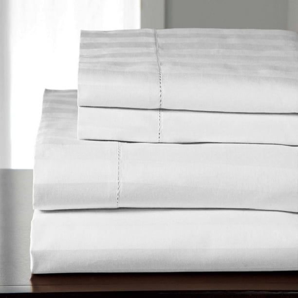 T500 Andiamo 100 Percent Cotton Stripe Sheet Set