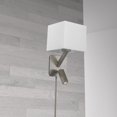 thumbnail image 3 of Dainolite DLED496-SC Satin Chrome Wall Sconce, 3 of 3