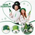 thumbnail image 5 of Pack of 2 St. Patrick's Day Gnomes Irish Leprechaun Tomte Plush Handmade Scandinavian Mars Nisse Elf Dwarf Green Scandinavian Felt Gnome for Christmas, 5 of 5