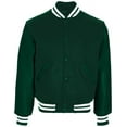 thumbnail image 3 of Holloway Sportswear M Varsity Jacket Myrtle/Dark Green/White 224183, 3 of 4