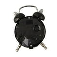 Classic Double Bell Alarm Clock Quartz Movement Bedside Nighttime