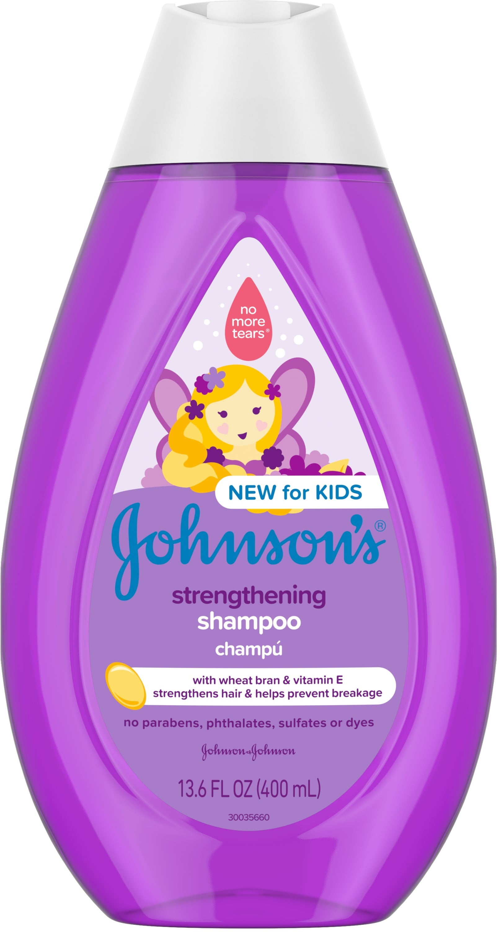 JOHNSON & JOHNSON Strengthening TearFree Kids' Shampoo, Vitamin E
