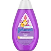 JOHNSON & JOHNSON Strengthening Tear-Free Kids' Shampoo, Vitamin E, Sulfate-Free, 13.6 fl. oz 1 ea (Pack of 6)