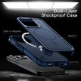 thumbnail image 3 of JETech Case for iPhone 14 Pro 6.1-Inch Compatible with MagSafe, Heavy Duty Dual-Layer Rugged Protection, Shockproof Protective Tough Phone Magnetic Cover (Navy), 3 of 6