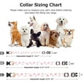 thumbnail image 3 of Handmade Cotton Dog Collar - Cute Unique Pattern with Pendant, White & Pink Heart Design - Suitable for Girl & Boy Dogs, Small Size (L), 3 of 6
