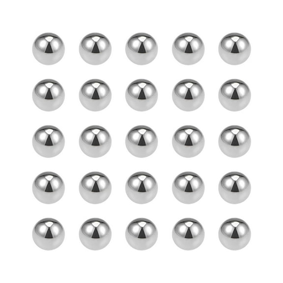 Uxcell Bearing Balls 6.5mm Chrome Steel G10 Precision Ball 60-63 HRC 25 Pack