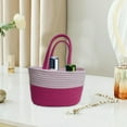 thumbnail image 1 of Fwttom Panier de Rangement de Bureau Panier de Rangement Tissé Panier de Rangement en Fil de Coton, 1 of 6