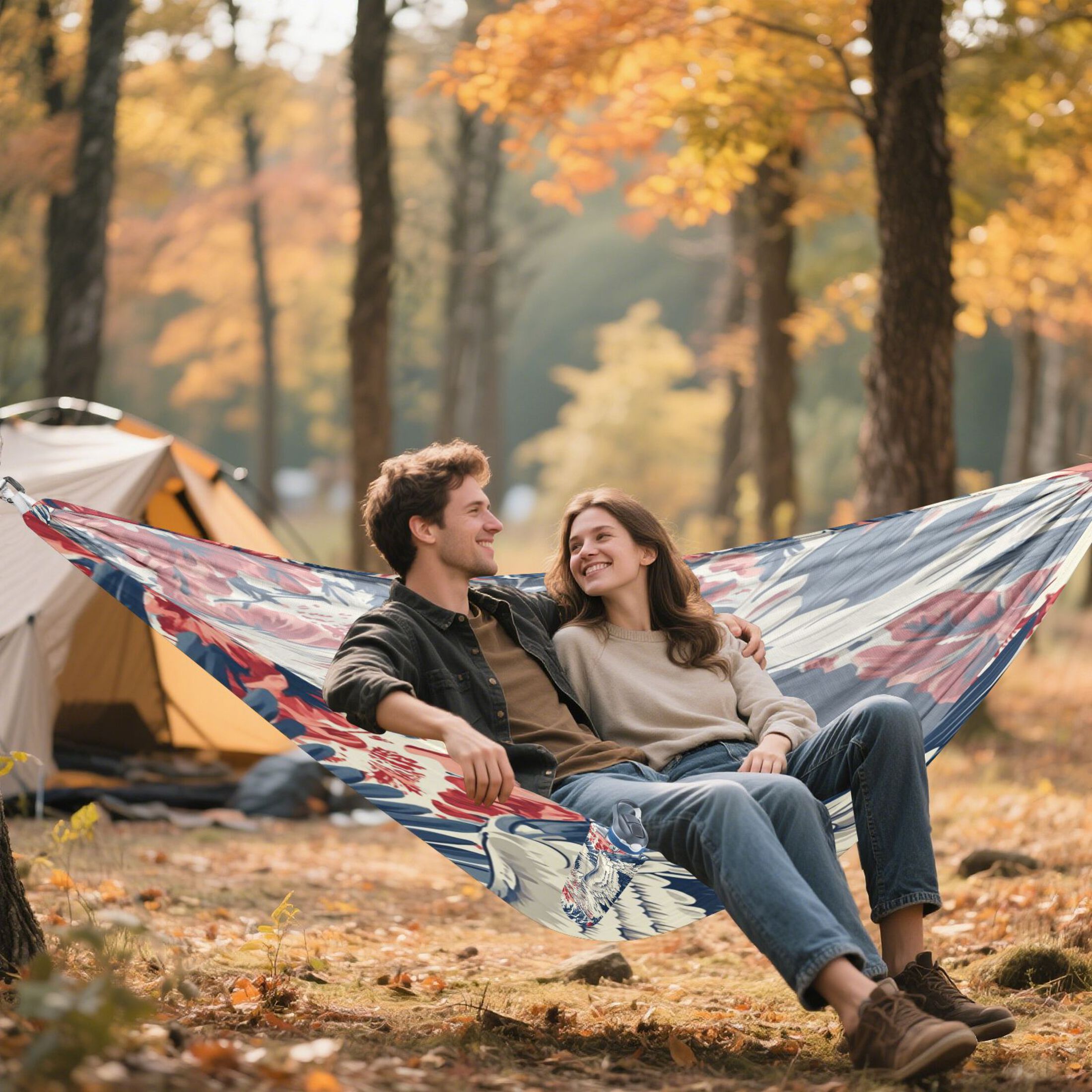 Hammock Camping Hammock Nylon Portable Hammock Travel Camping Hammock Colored Eagle