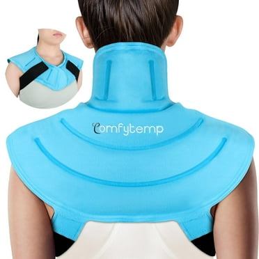 Ice Pack for Neck and Shoulders Pain Relief, Comfytemp Upgrade Hot Cold Therapy Neck Wrap